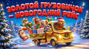 Золотой грузовичок — новогодний рейс 🎄🚚 Волшебное приключение для детей | Мультик