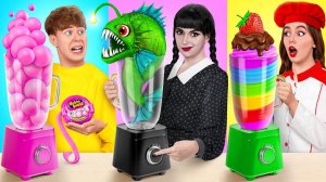 Кулинарный Челлендж# Уэнсдей против Бабушки # Кухонные Лайфхаки и Хитрости от TeenDO Challenge