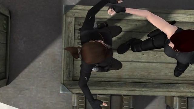 Lara Croft vs. The Doppelganger - Confrontation