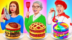 Кулинарный Челлендж# Я против Бабушки # Смешные ситуации с едой от TeenDO Challenge