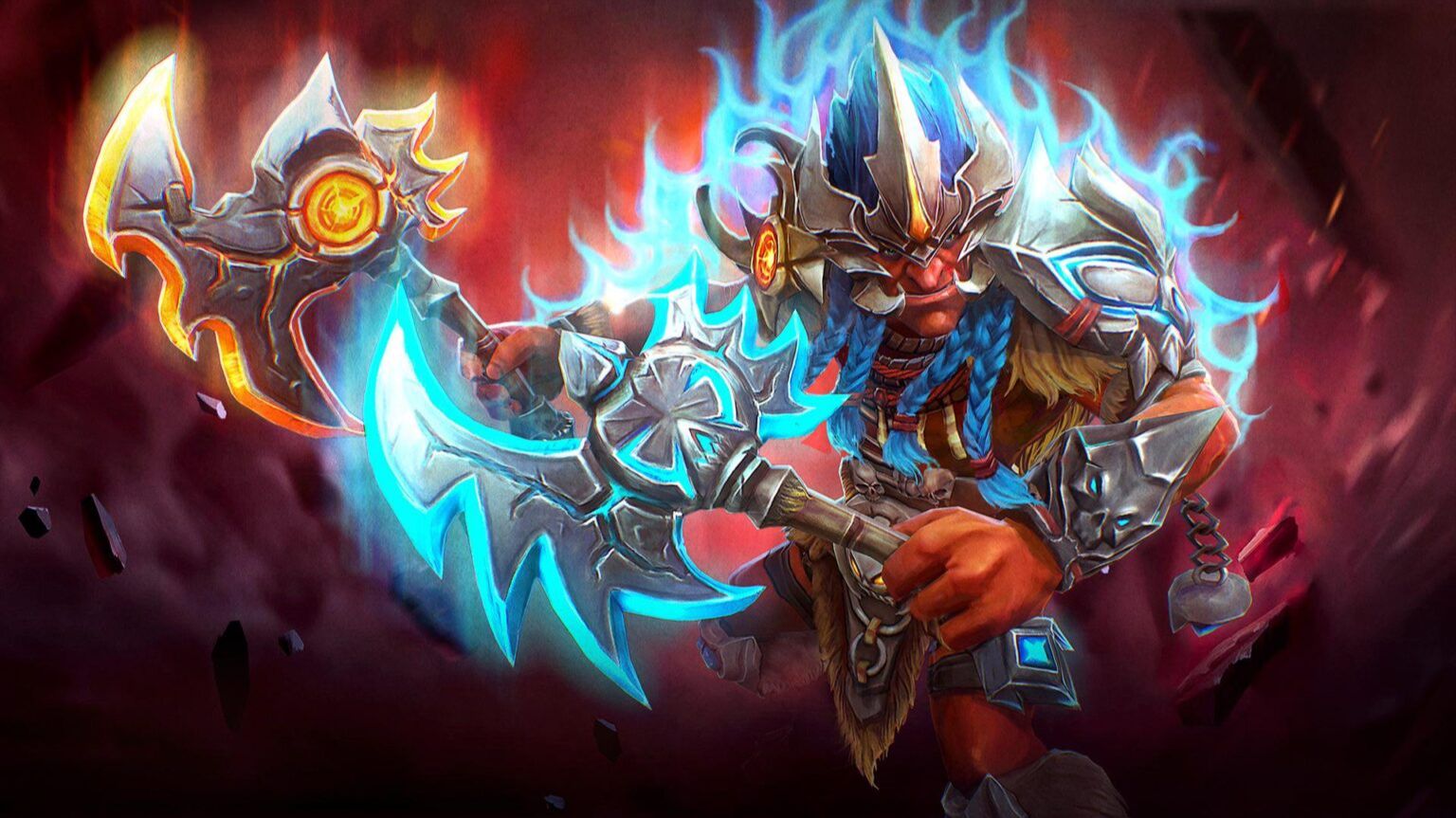 DOTA 2 (Troll Warlord gameplay)