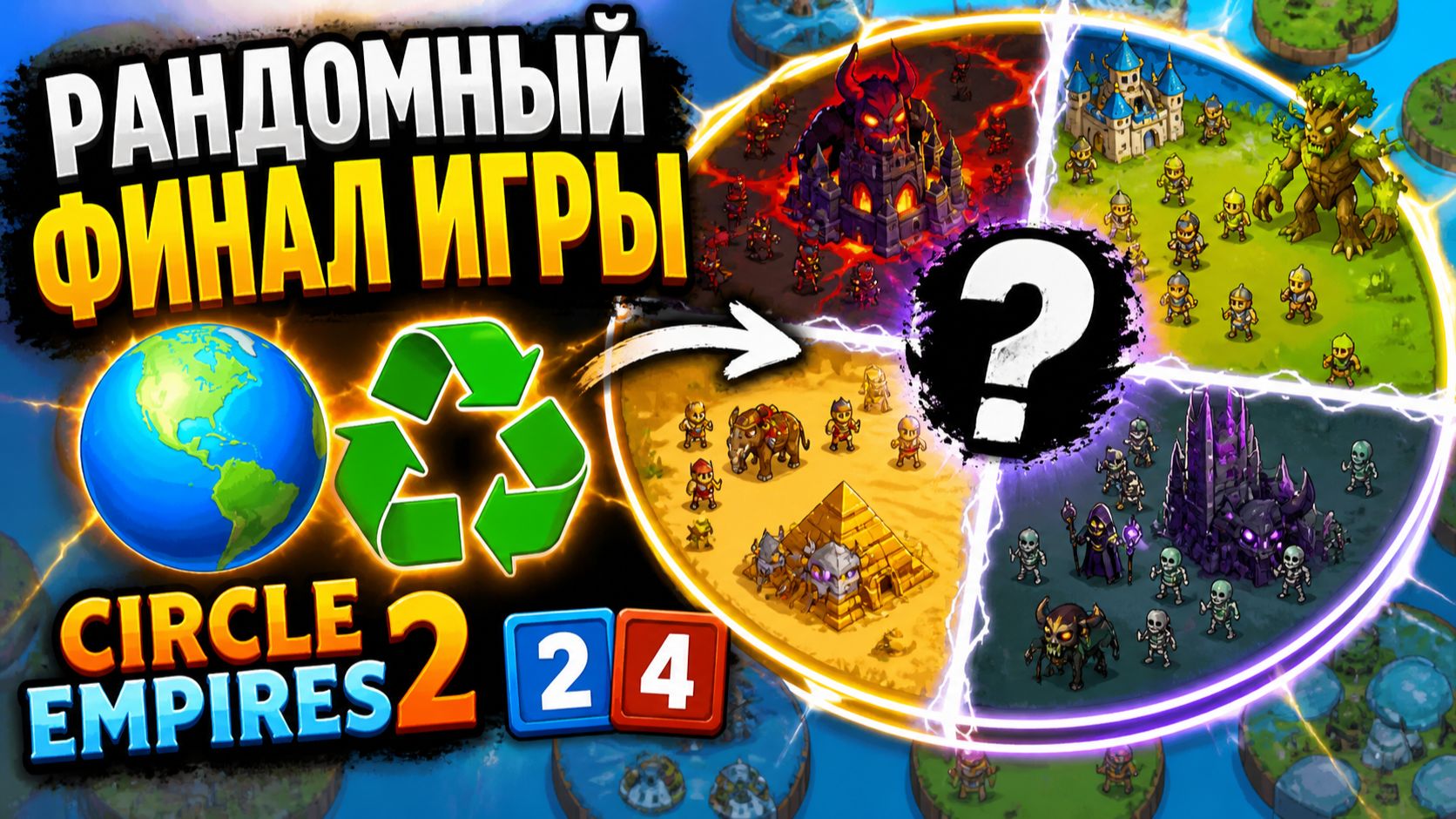 РАНДОМНЫЙ ФИНАЛ ИГРЫ 🌎♻️ Circle Empires 2 2️⃣4️⃣
