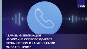 Азаров: мобилизация на Украине сопровождается стукачеством и карательными мерами