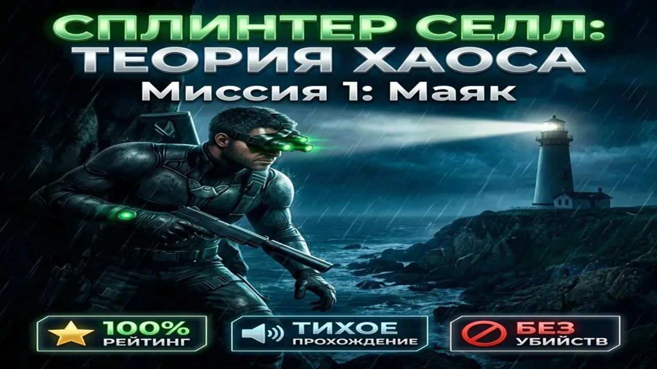 Splinter Cell: Chaos Theory — Миссия 1: Маяк | 100% Рейтинг | Бесшумное прохождение (No Kills)