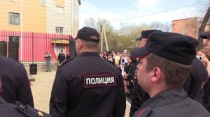 В Хакасии сводный отряд полиции торжественно проводили в служебную командировку на Северный Кавказ