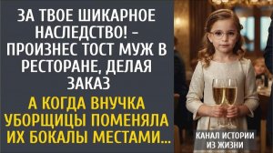 Истории из жизни: за твое наследство! - произнес муж в ресторане, делая заказ… А когда внучка...