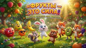 Песенка для детей | ФРУКТЫ — ЭТО СИЛА!