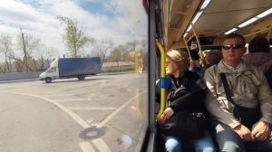 поездка на автобусе ЛиАЗ 6213 борт 165013 по маршруту КМ2