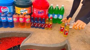 How to make Rainbow SONIC 3 with Orbeez, Big Balloons of Fanta, Coca Cola vs Mentos & Popular Sodas