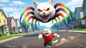 🐱🕸️ Любопытный котенок находит мерцающую паутину | Анимационный короткометражный фильм часть 2