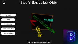 Паркур как в старые добрые // Baldi's Basics but Obby