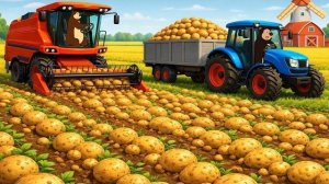 Мультфильм Гигантский урожай КАРТОФЕЛЯ! 🥔🌾 Медвежья ферма