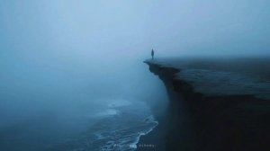 Foggy Ocean Ambience ｜ The Calm of Being Alone.. (Melancholic Piano for Introspection)