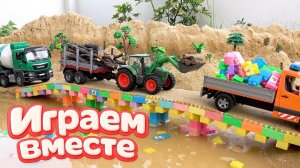 МУЛЬТИКИ ПРО МАШИНКИ И ИГРУШКИ ДЛЯ ДЕТЕЙ 🚗 ИГРАЕМ В ПОЛИЦИЮ И СТРОИТЕЛЬНЫЕ МАШИНКИ №3 🚗