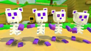 Новая атака отряда зомби в Super Bear Adventure.