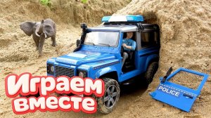 МУЛЬТИКИ ПРО МАШИНКИ И ИГРУШКИ ДЛЯ ДЕТЕЙ 🚗 ИГРАЕМ В ПОЛИЦИЮ И СТРОИТЕЛЬНЫЕ МАШИНКИ №1 🚗