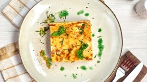 Лазанья с шампиньонами