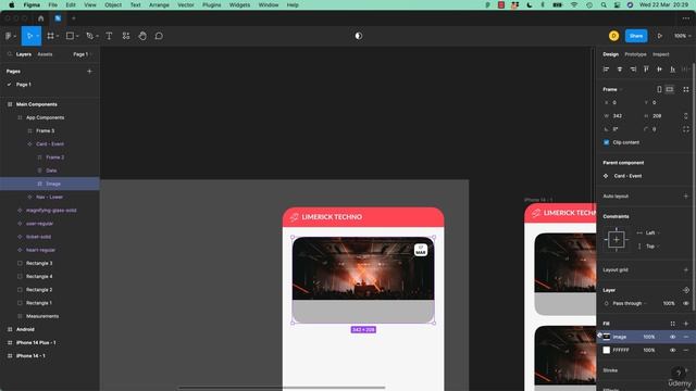 3. Bring in images using the unsplash plugin in Figma