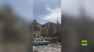 جنوب لبنان.. آثار الغارة الإسرائيلية على بلدة كفرجوز