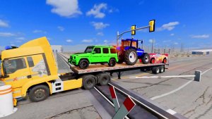 МАШИНКИ МУЛЬТИКИ 🚛 Молния МАКВИН против ГИГАНТСКОЙ ЯМЫ и Лежачего Полицейского 🏎️ КРАШ ТЕСТ 💥