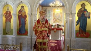 Проповедь митрополита Леонтия в храме вмч. Димитрия Солунского и блж. Матроны Московской
