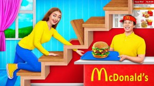 Мы Открыли Свой МакДональдс у Себя Дома # Смешные Челленджи от TeenDO Challenge