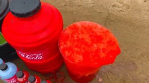 How to Make Rainbow SONIC with Orbeez & Cement, Experiment Big Balloons of Soda, Coca Cola vs Mentos