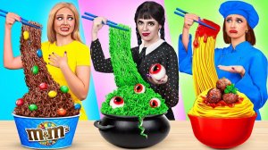 Кулинарный Челлендж# Уэнсдей Против Бабушки # Кто Победит в Кулинарной Битве от TeenDO Challenge