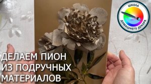 ПИОН ИЗ ПОДРУЧНЫХ МАТЕРИАЛОВ