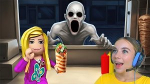 ГОТОВИМ ШАУРМУ В КИОСКЕ С АЛЁНОЙ в ROBLOX!
