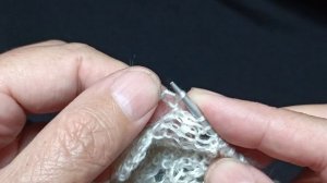 Как закрыть косынку зубчиками