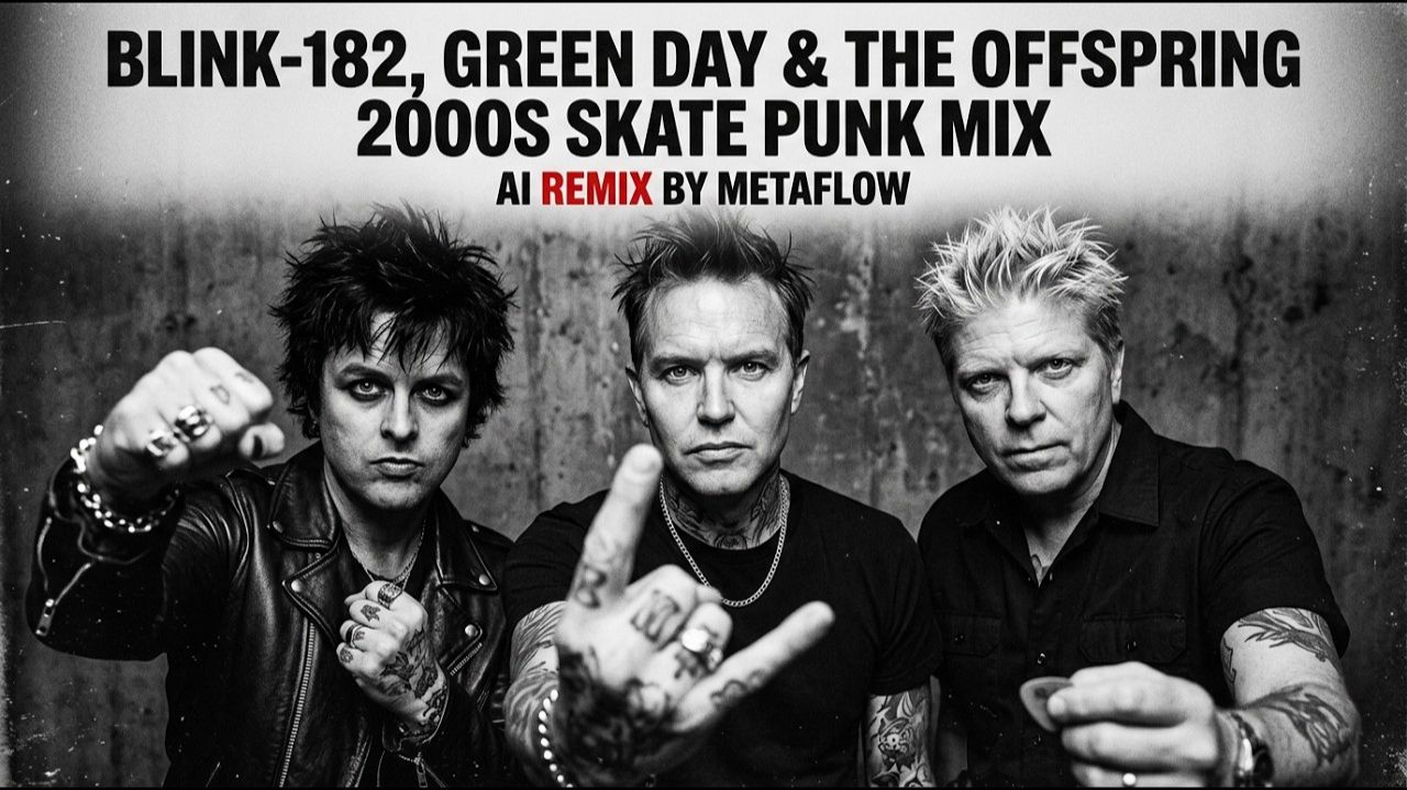 Skate Punk Mix_ Blink-182, Green Day & The Offspring _ Inspired Ai Mix