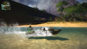 На лодке в Just Cause 2