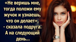 Не веришь мне, тогда положи ему жучок и узнаешь…