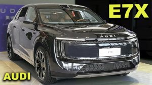 Audi E7X – роскошный электрический SUV 900 В с запасом хода 750 км | Полный обзор