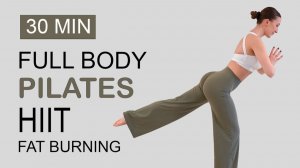 Eena Fit. 30-МИНУТНАЯ тренировка по ПИЛАТЕСУ ДЛЯ ВСЕГО ТЕЛА, сжигаем жир без повторений.