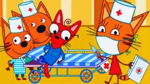 Три Кота | Три Кота Прививки. Больница для Зверей. Играем в Доктора | Три Кота Смотреть