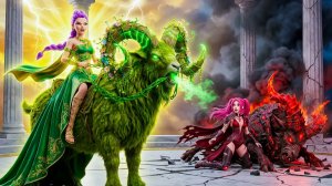 Руми против Миры! Битва, потрясшая Олимп ｜ Kpop Demon Hunters