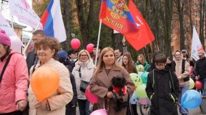 В Пушкино прошёл в третий раз семейный парад «Семья. Мир. Май»