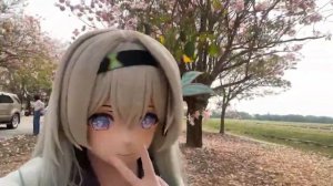 Kigurumi Doll spring park walk.