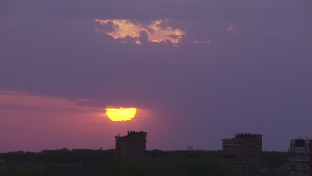 ЗАКАТ. Ставрополь. ТАЙМЛАПС