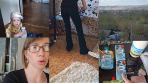 Пыльная буря ,покупки продуктов,  убираю в зале!