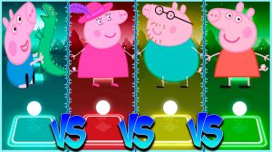 🐷 Свинка Пеппа Coffin Dance 🐷 в Tiles Hop lvl 1 - Мультик Peppa Pig