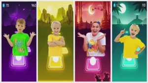 🌟 ВЛАД И НИКИ: ДАМЕ ТУ КОСИТА! 👽 Танцуем в Плитках Музыки ЭДМ Раш! 🎹 [CAVER]