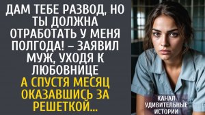 Истории из жизни Дам тебе развод, но ты должна отработать у меня полгода! – заявил муж, уходя…