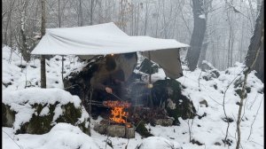 Кемпинг в суровую зиму: как мы пережили глубокий снег и леденящий ветер