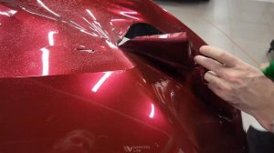 BMW X3 G45 в красном: Оклейка бамперов цветной полиуретановой пленкой  Wematec🎨🛡