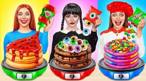 Кулинарный Челлендж# Уэнсдей Против Бабушки # Смешные Ситуации с Едой от TeenDO Challenge
