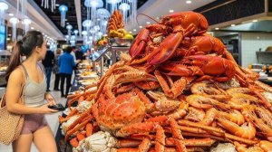 В День труда в ресторане Cheap Seafood Buffet