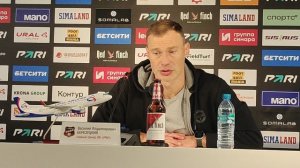 ARYA PRADANA BUDIARTO & VASILIY BEREZUTSKIY PELATIH FC URAL PRESS CONFERENCE VS TORPEDO MOSCOW